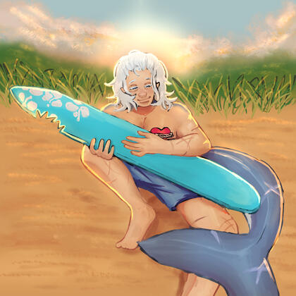 Fully Body + Painty + Simple BG